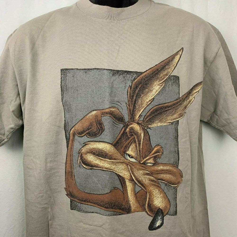 Vintage 90s Acme Clothing Co Wile E Coyote Graphic